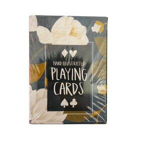 1 Canoe 2 Hand Illustrated Playing Cards New